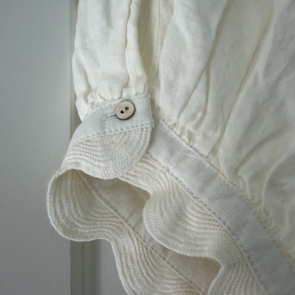 Tuckernuck Cream Button-Down Blouse - image 7